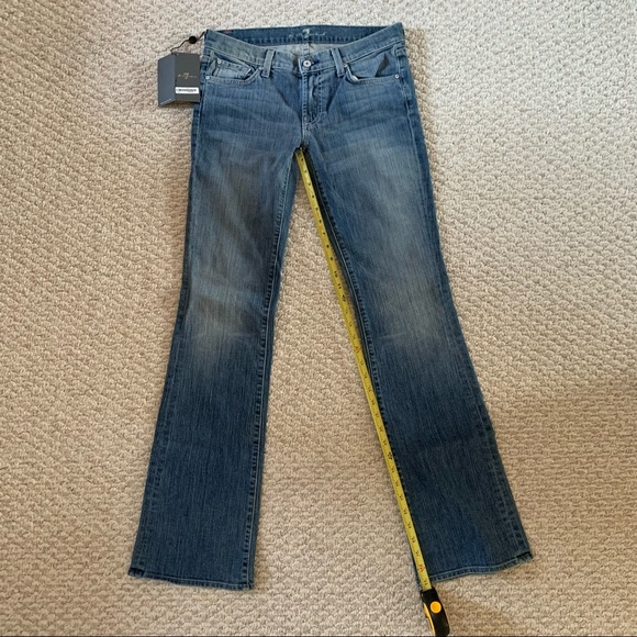 NEW 7 For All Mankind Bootcut Denim Jeans - Picture 5 of 10